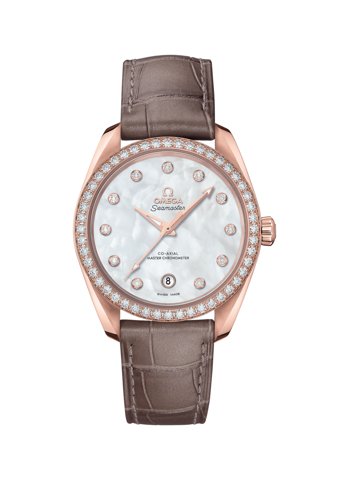 Omega – Seamaster – Aqua Terra 150 M Co‑Axial Master Chronometer Ladies' 38 mm - Wagner Bijouterie Uhren