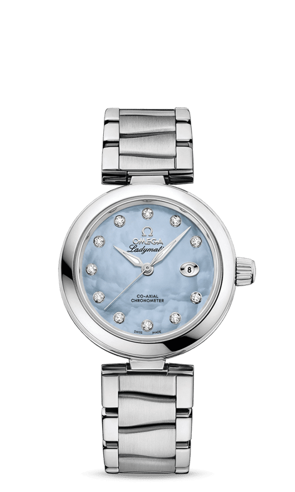 Omega – De Ville – Ladymatic Co‑Axial Chronometer 34 mm - Wagner Bijouterie Uhren